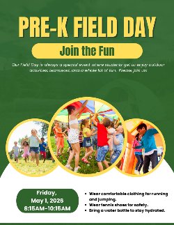 Pre-K Field Day